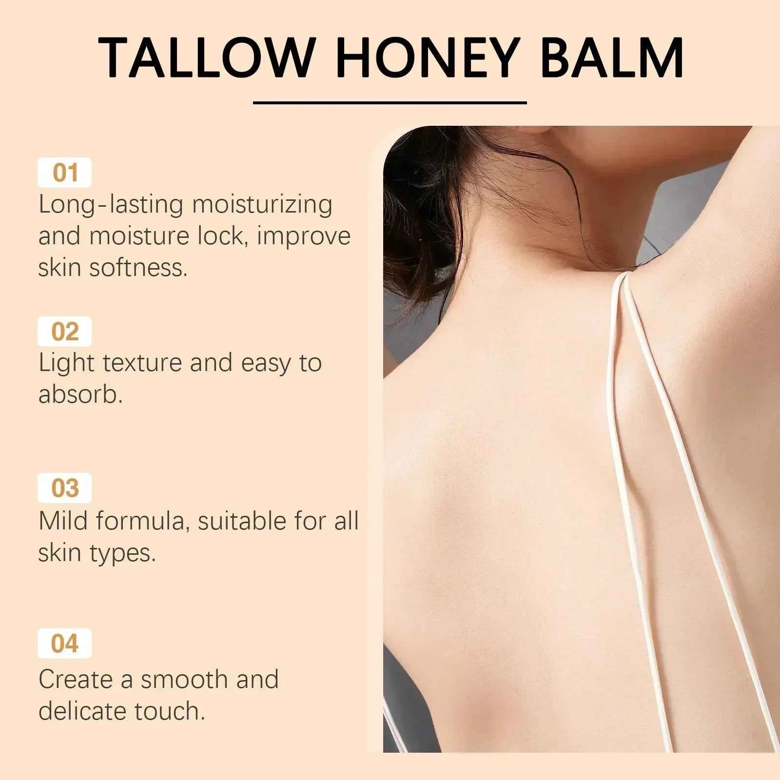 Tallow Honey Cream Glow Hydrating Skin