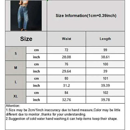 Wide Leg Jeans for Women Casual Loose Y2K Low Waist Denim Pants Boyfriend fastdrop shop