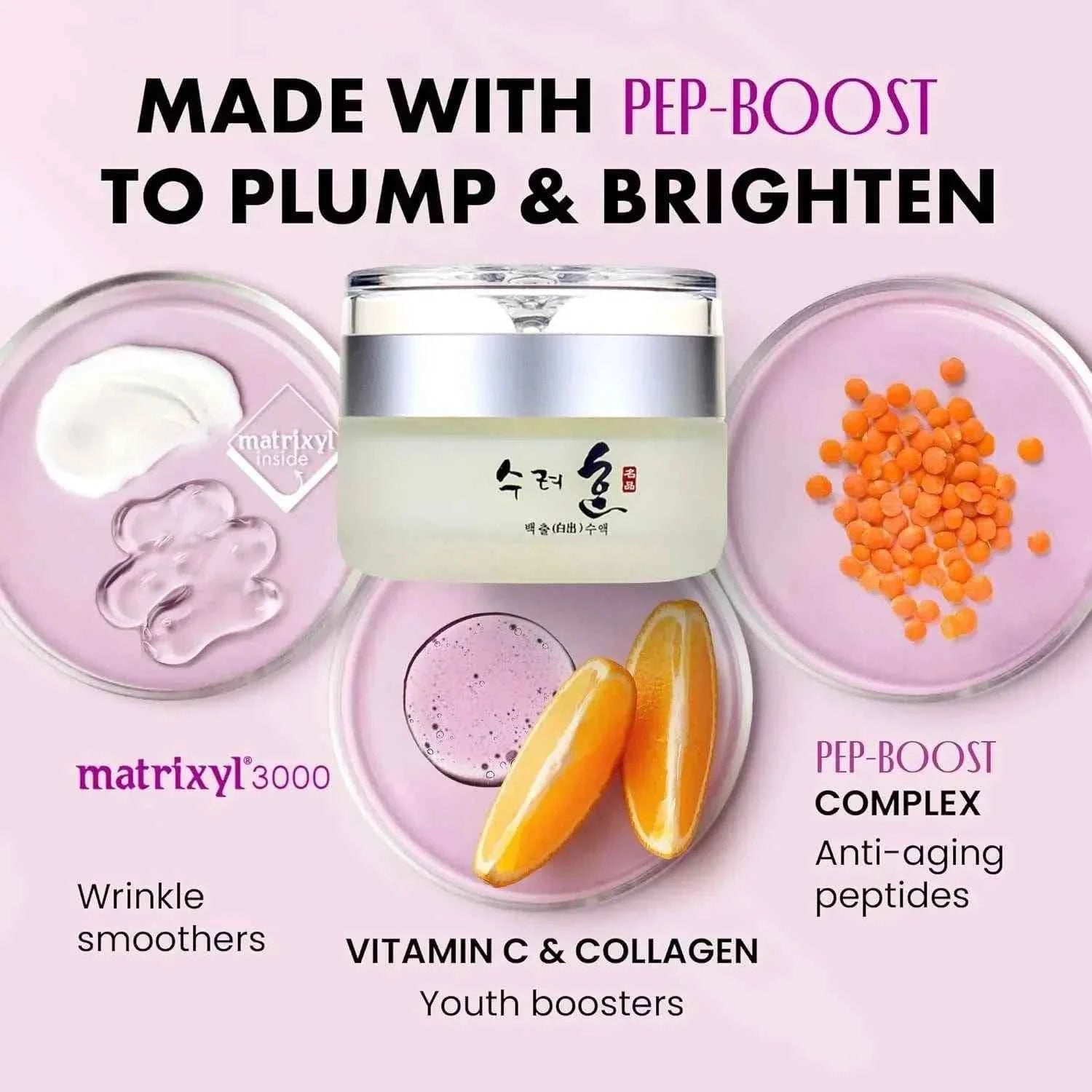 50g Collagen Face Cream Nourish Plump Up Skin,