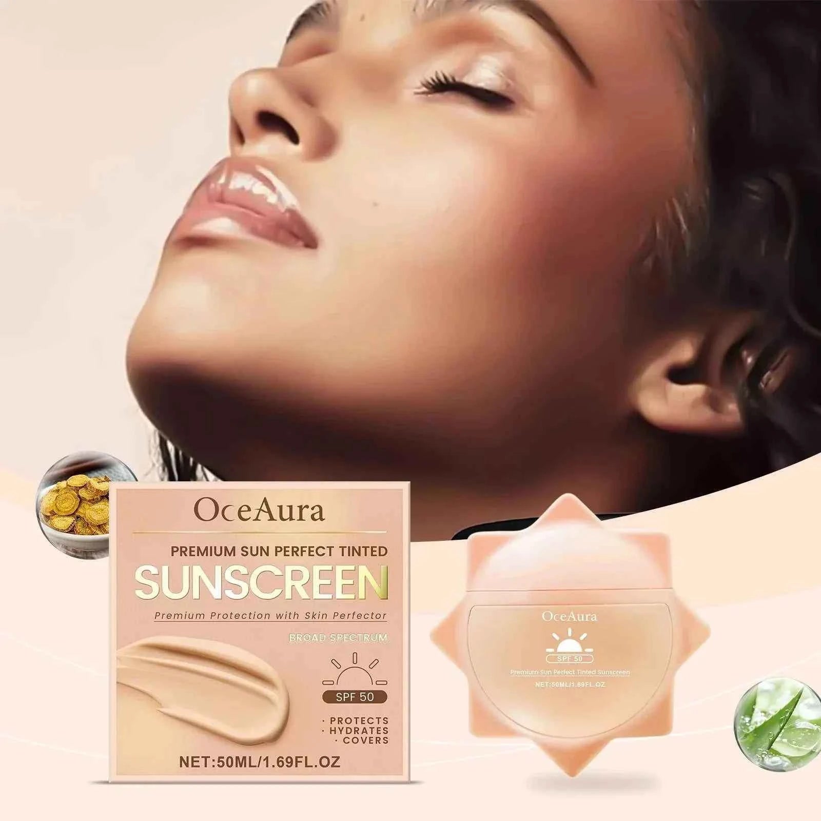 Sunscreen For Face Whole Body SPF 50+ UV Resistant Skin Protection