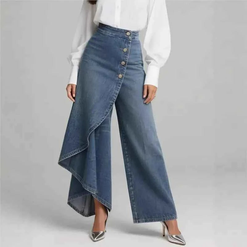 Spring Summer Fashion Long Pants New Style Long Hem Solid