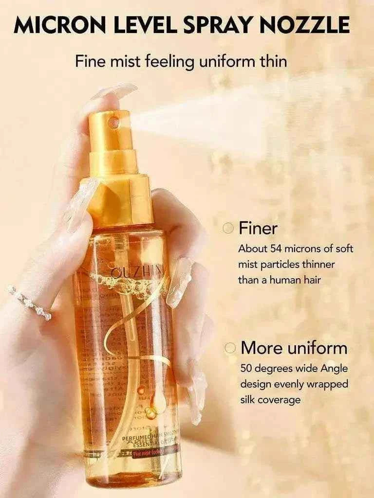 Deep nourishing hair care essential oil spray