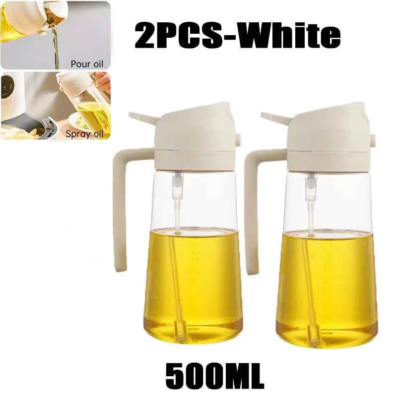 2in1 500ml Plastic kitchen oil sprayer