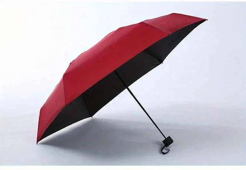 Small Folding Umbrella Rain Women Gift Men