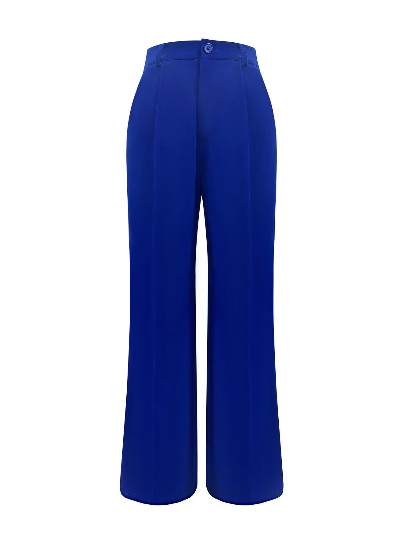 Elevate your everyday wardrobe with these ladies’ solid color straight leg pants, designed for effortless style and all-day comfort. Featuring a front button closure