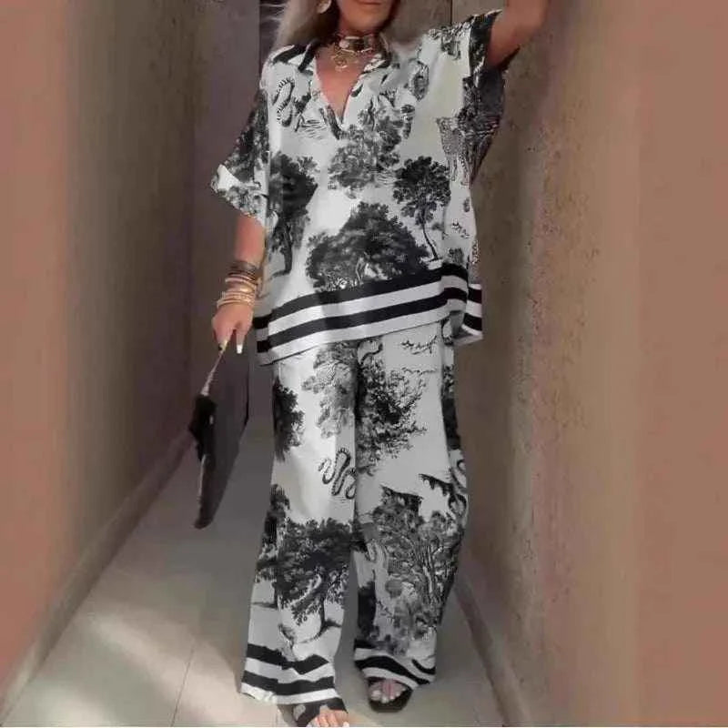 2025 American New Fashion Women's Loose Casual Tre