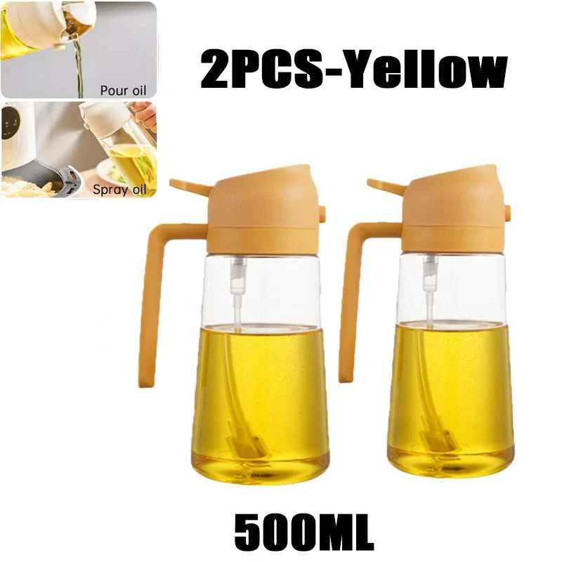 2in1 500ml Plastic kitchen oil sprayer