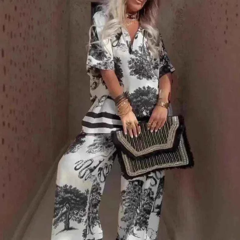 2025 American New Fashion Women's Loose Casual Tre