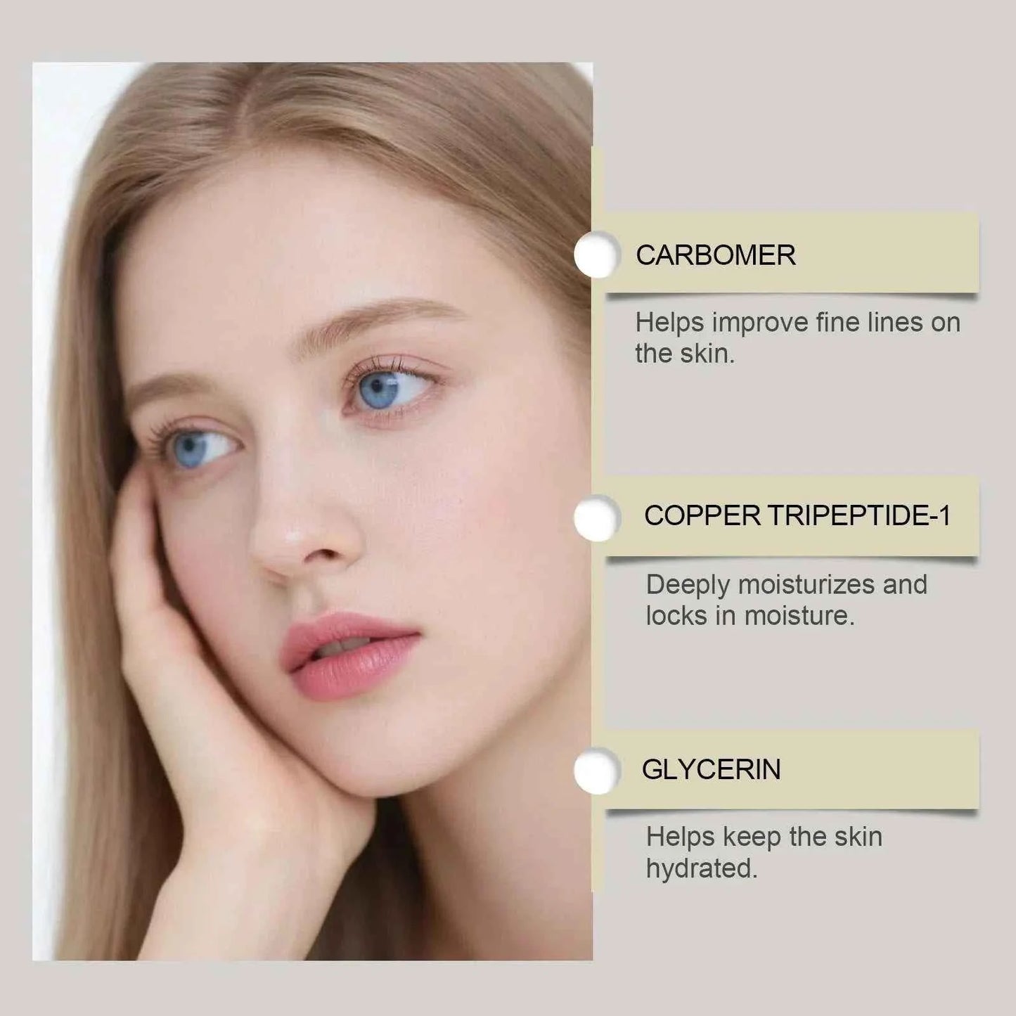Copper Peptide Serum For Face Hydration Anti