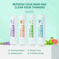 Nasal Stick Boosts Focus Inhaler Tubes Cooling Essential Oil Nasal