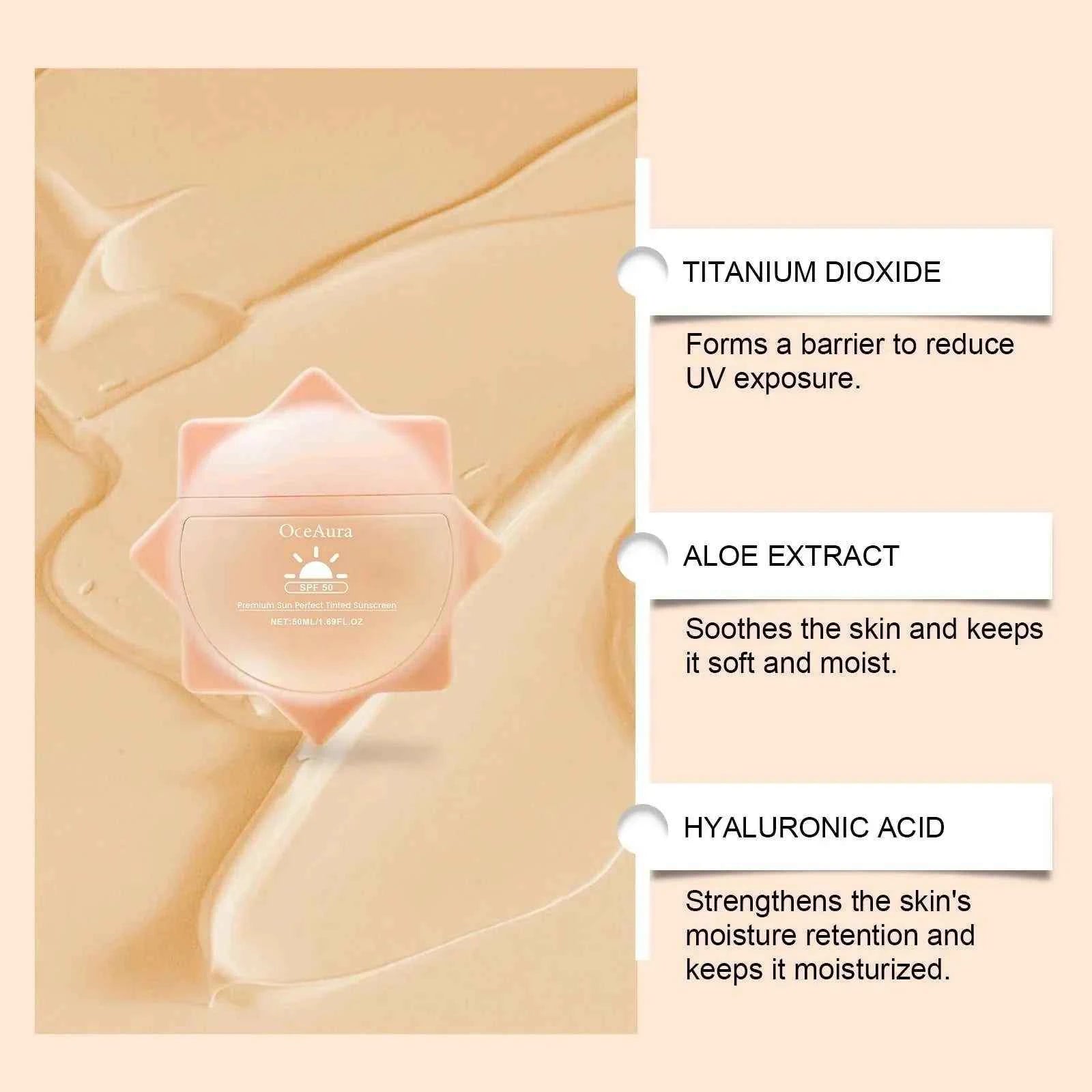 Sunscreen For Face Whole Body SPF 50+ UV Resistant Skin Protection