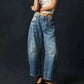 Wide Leg Jeans Woman Casual Loose Y2K Low Waist Denim Pants Boyfriend