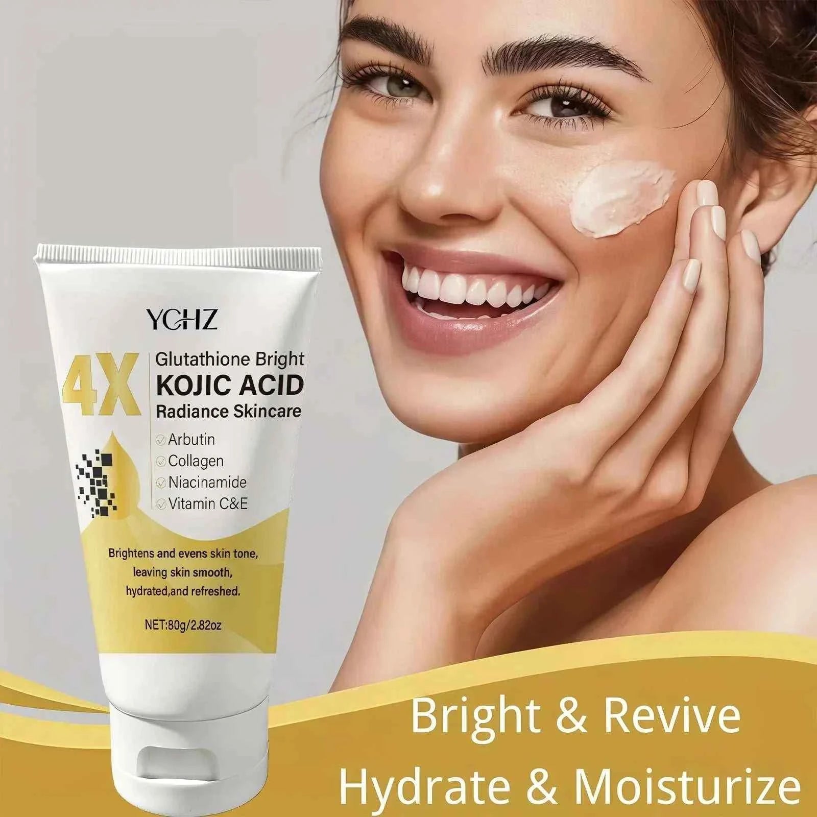 Kojic Acid Face Cream Evens Out Skin