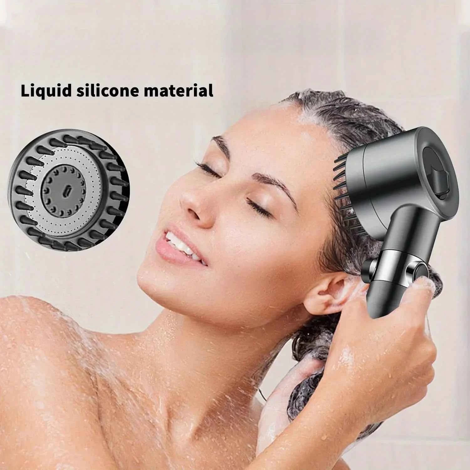 2025 new ion drop shower head with handheld