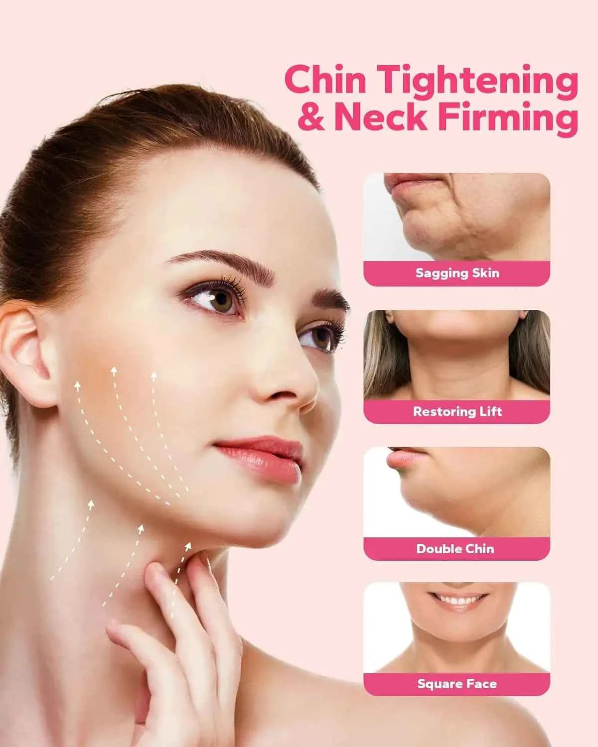 Reusable Face Strap, V Line Mask, Double Chin Reducer,