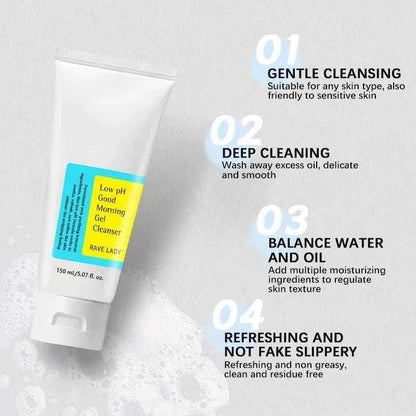 RAVE LADY Low pH Facial Cleanser 150ml – Gentle Oil Control and Moisturizing ego shop