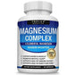 Magnesium Complex Supplement 8 Elemental 1000mg - Magnesium Glycinate, Citrate, Malate,