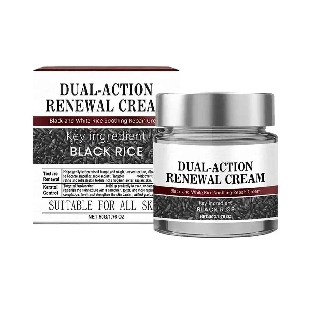 Dual-Action Renewal Cream Black White