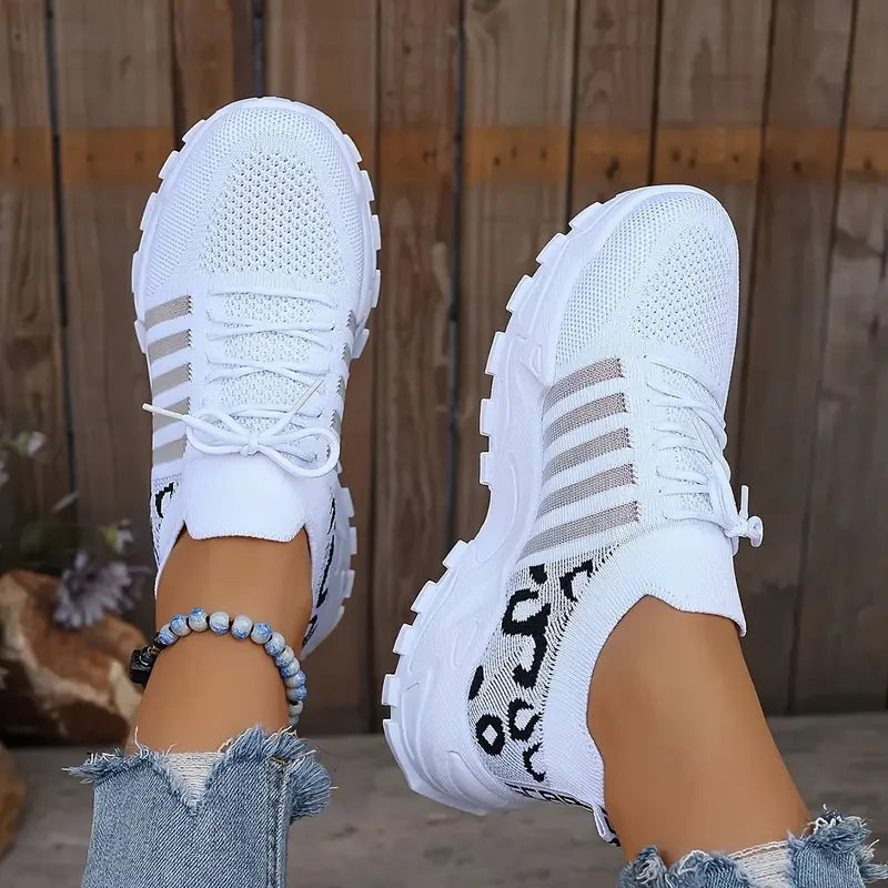 Woman shoes Leopard print sneaker - Fastdrop shop