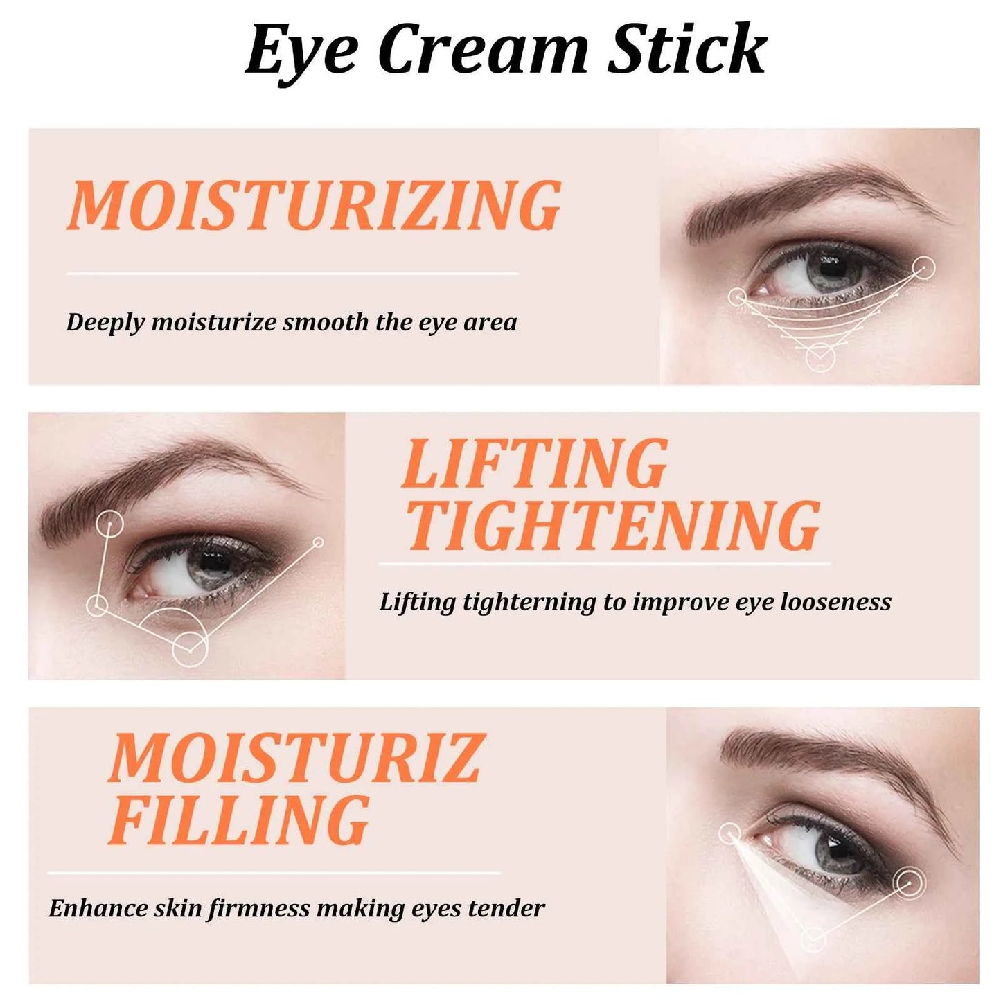 Snail Peptide Eye Cream Stick – Dark Circles & Puffiness