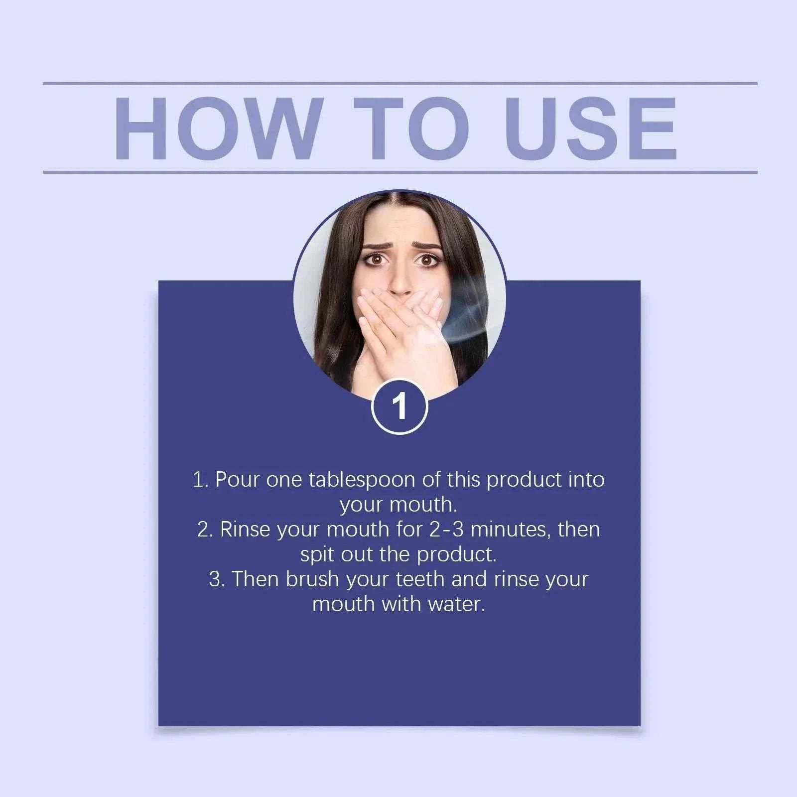 Teeth Whitening Mouthwash Remove Bad Odor