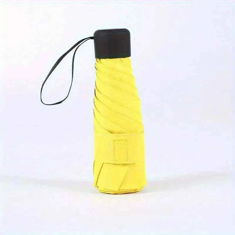 Small Folding Umbrella Rain Women Gift Men