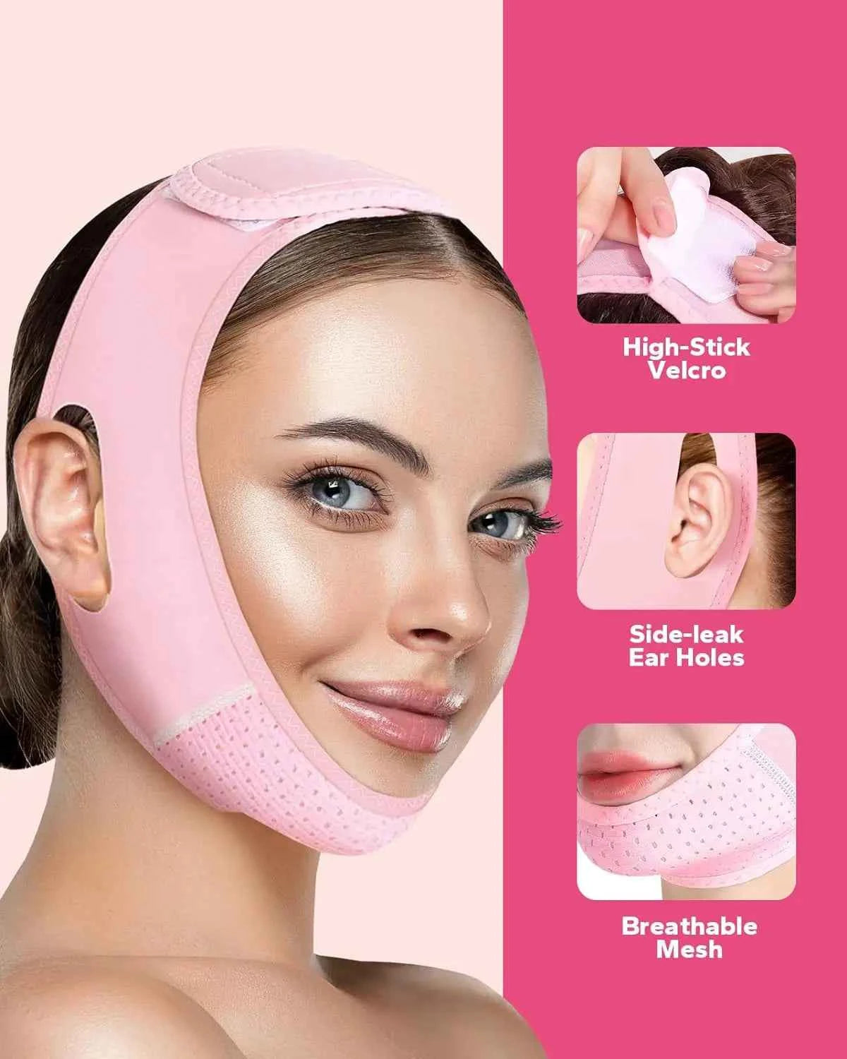 Reusable Face Strap, V Line Mask, Double Chin Reducer,