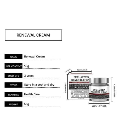 Dual Action Renewal Cream in Black and White fastdrop shop