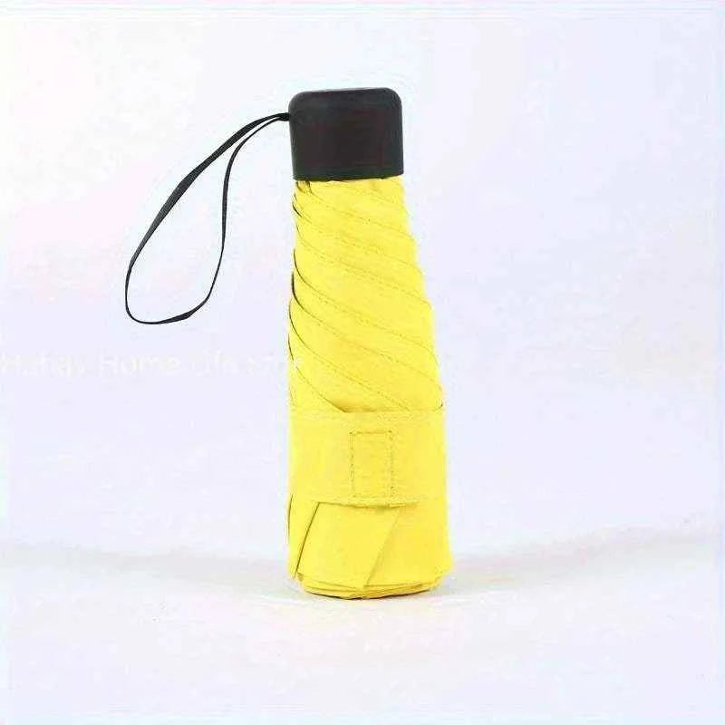 Small Folding Umbrella Rain Women Gift Men