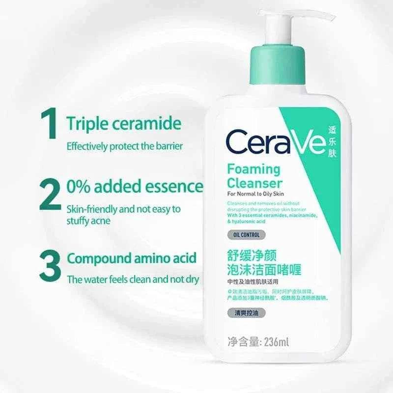 CeraVe Hydrating Facial Cleanser | Moisturizing Face Wash For Dry Skin