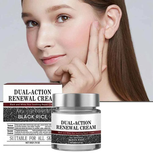 Dual-Action Renewal Cream Black White