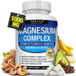 Magnesium Complex Supplement 8 Elemental 1000mg - Magnesium Glycinate, Citrate, Malate,