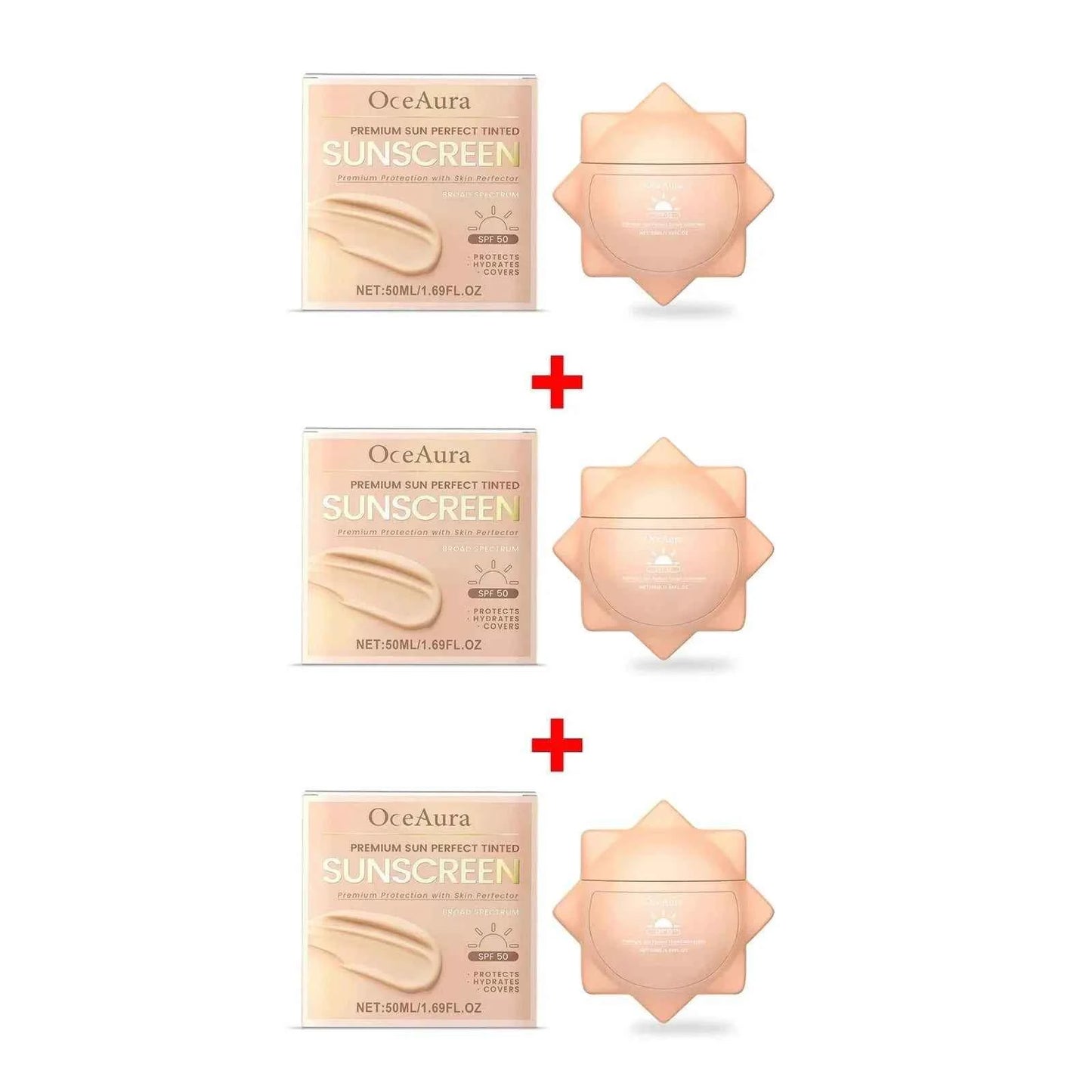 Sunscreen For Face Whole Body SPF 50+ UV Resistant Skin Protection