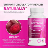 Organic Beet Root Capsules - 1300mg Beet Root Powder