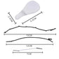 40-240Pcs/Set Invisible Facial Liftting Stickers