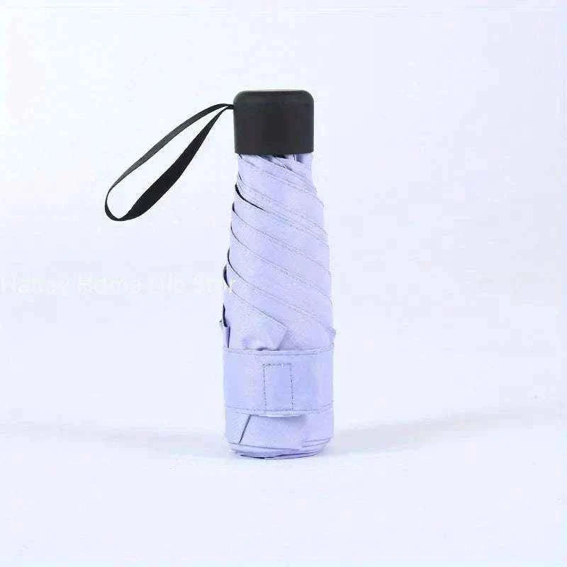 Small Folding Umbrella Rain Women Gift Men