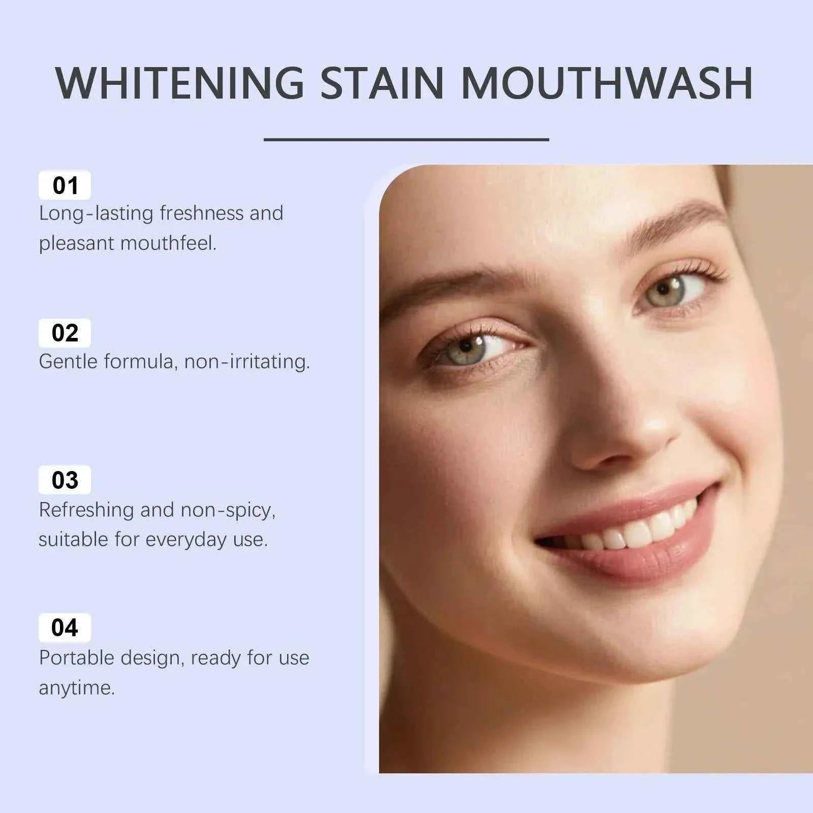 Teeth Whitening Mouthwash Remove Bad Odor