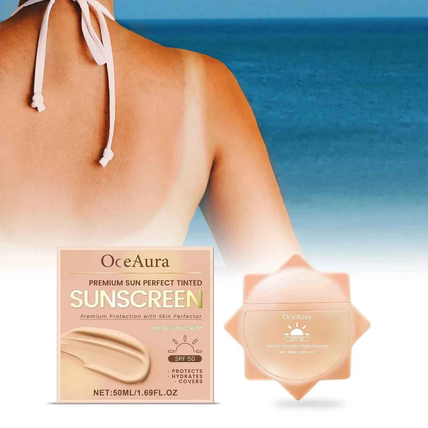 Sunscreen For Face Whole Body SPF 50+ UV Resistant Skin Protection