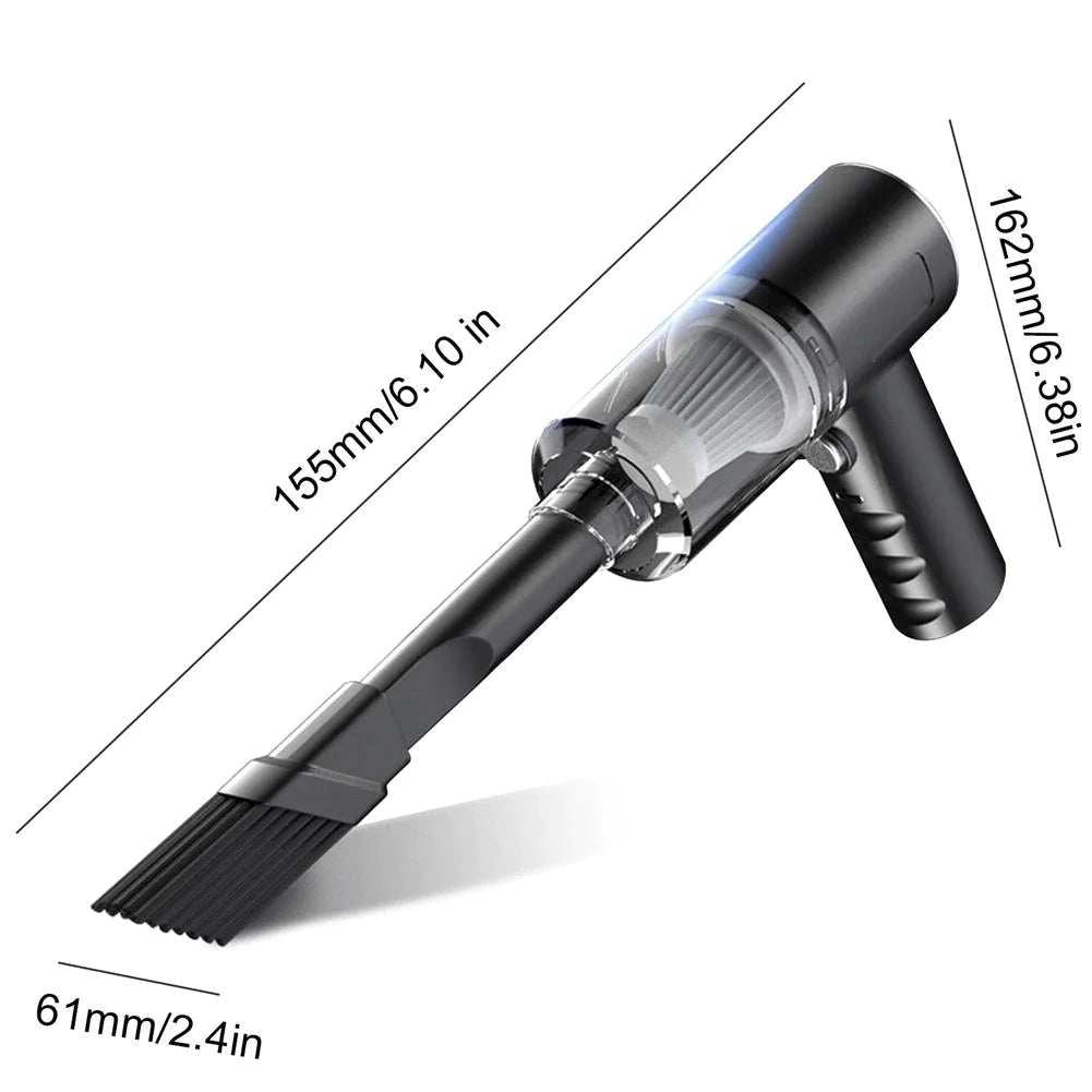 Make cleaning faster and more convenient with this 120W cordless handheld vacuum cleaner, designed to deliver powerful suction in a compact and portable form. Whethe