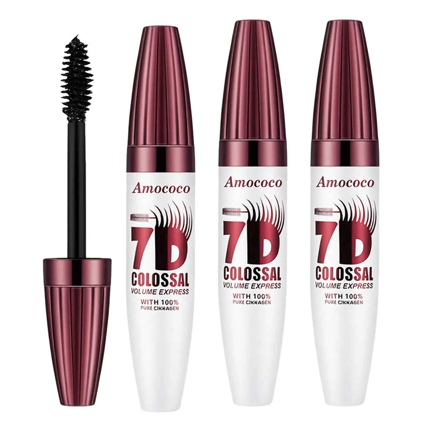 7D Waterproof Volume Mascara Long