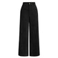 Upgrade your everyday wardrobe with these stylish women’s plain wide leg pants, designed to offer the perfect balance of comfort and modern fashion. Featuring a clea