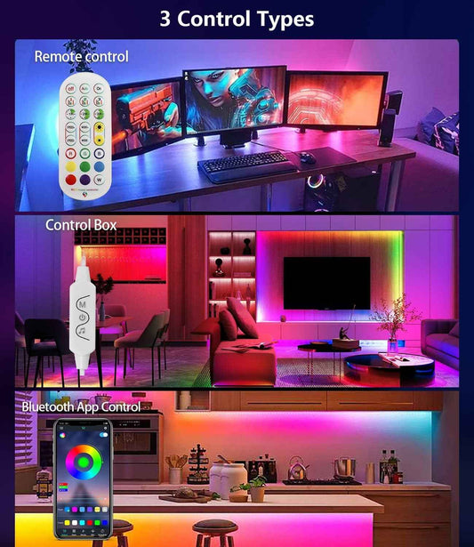 Led Lights for Bedroom, 33Ft Led Chasing Effect Dream