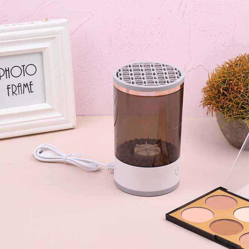 Automatic Brush Cleaner Electric Makeup