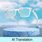 2025 New Smart Glasses Ai Translation 100+ Languages Real Time Bluetooth Music Sunglasses Men Women
