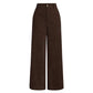 Upgrade your everyday wardrobe with these stylish women’s plain wide leg pants, designed to offer the perfect balance of comfort and modern fashion. Featuring a clea