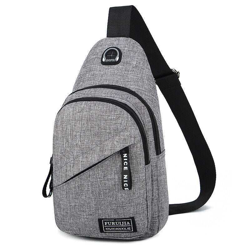 Stay stylish and organized on the go with this versatile sling bag designed for both men and women. Combining the functionality of a chest bag and the convenience of