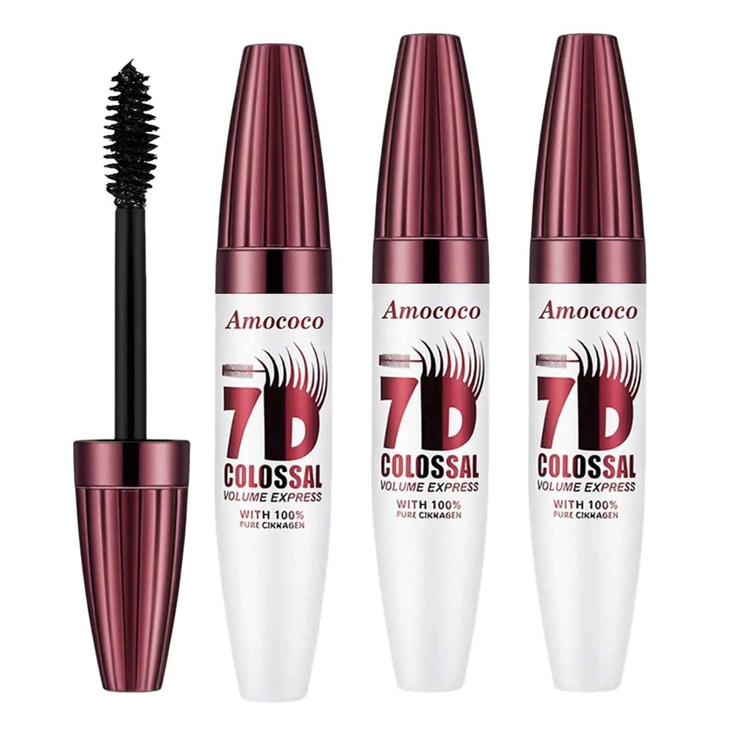 7D Waterproof Volume Mascara Long