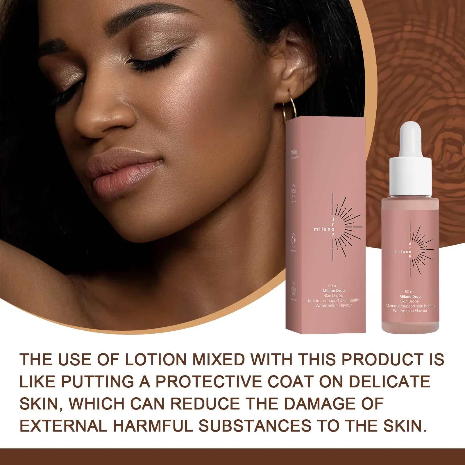Achieve a radiant, sun-kissed glow all year round with this tanning face serum, designed for both face and body. This lightweight and buildable formula helps you cre