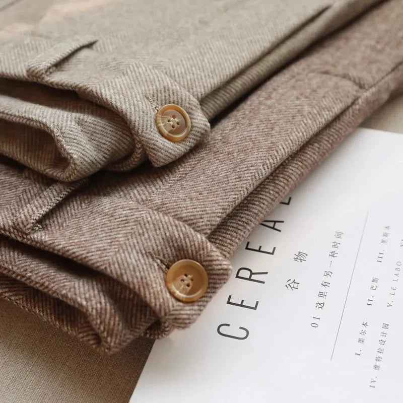 Woolen Pants Women'S Harem Pencil Pants 2026 Autum