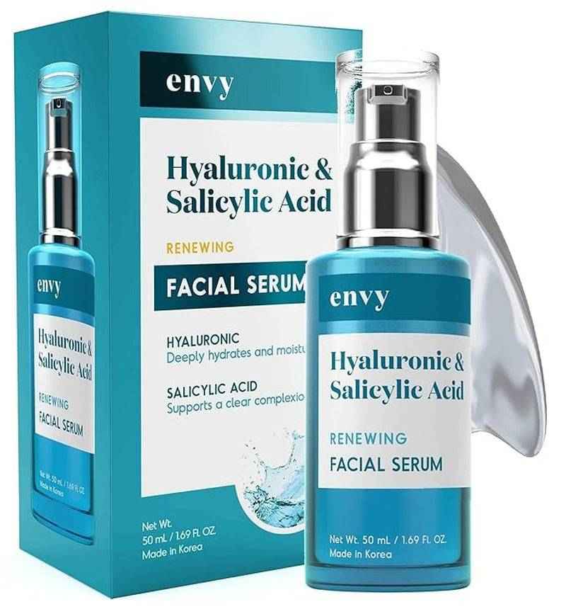 Envy Face Serum Duo Pack Hyaluronic & Salicylic Acid